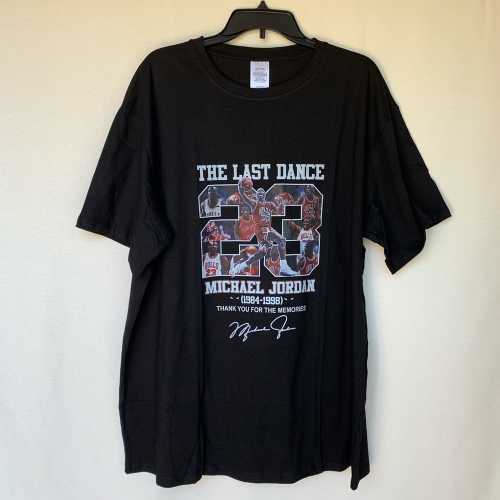 Michael Jordan The last dance shirt with photos, signed. NWOT